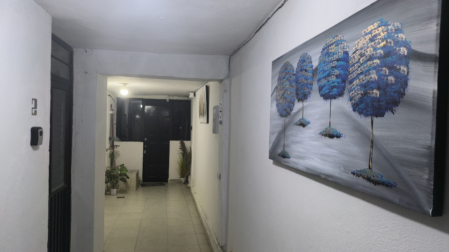 El Pasillo común entre los Lofts